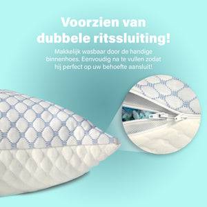 My CloudyDream - verstelbaar hoofdkussen - Memory foam - cooling