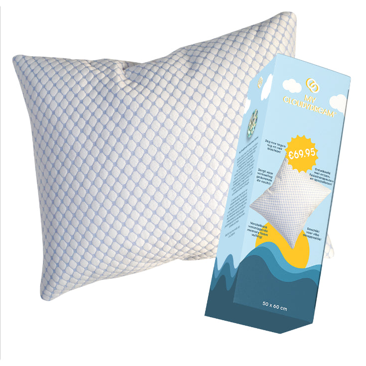 My CloudyDream - verstelbaar hoofdkussen - Memory foam - cooling