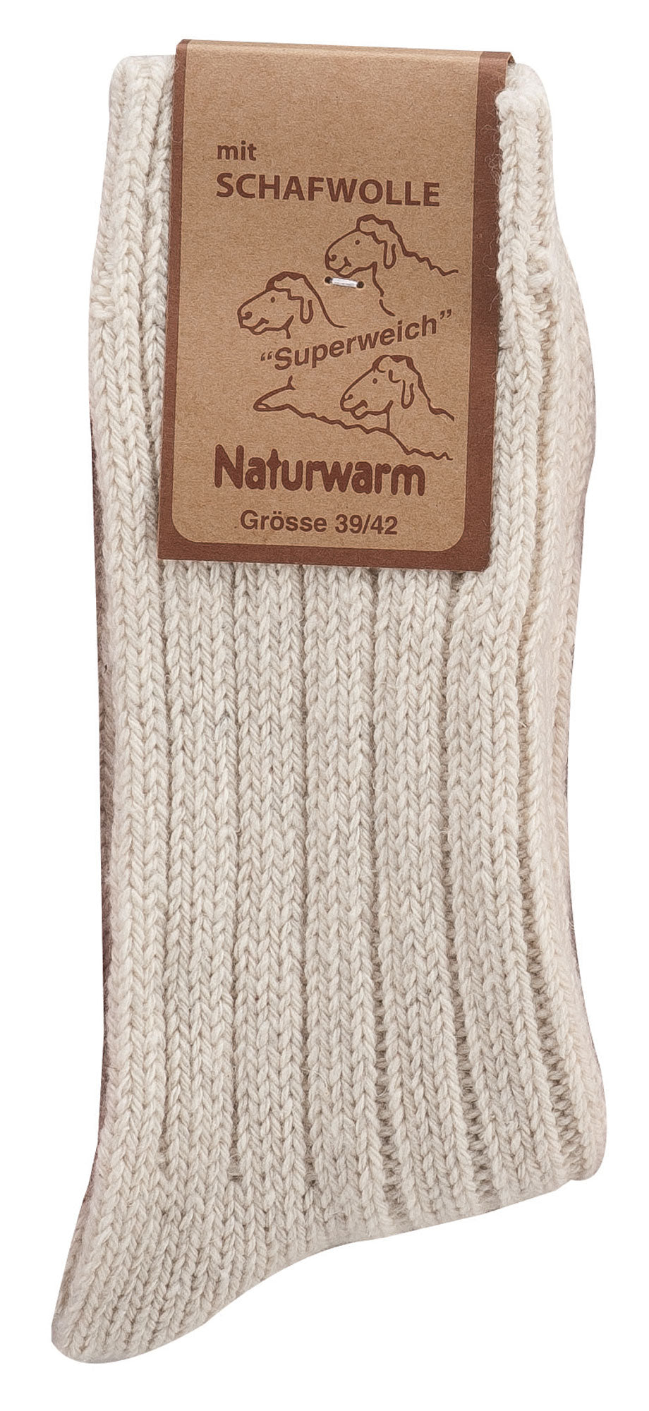 3-Pack Socke - "Noorse Sok" - Wollen Sokken - Thermo - Warme - 1 bundel met 3 paar - Maat 35-38 of 39 - 42 - Kleurenmix